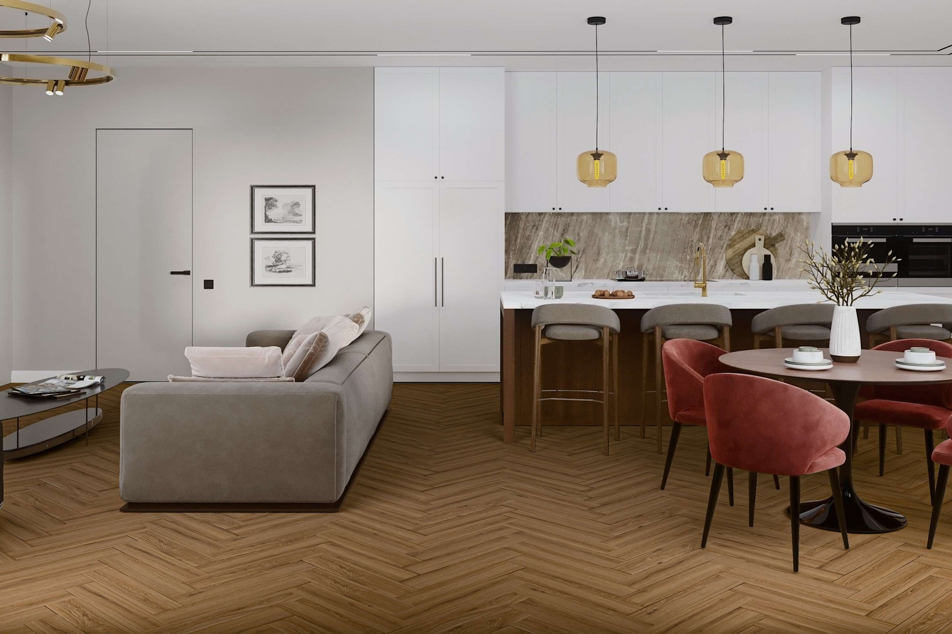 SPC ламинат «Damy Floor» Лидс (615*123*4 мм) — купить в Санкт-Петербурге