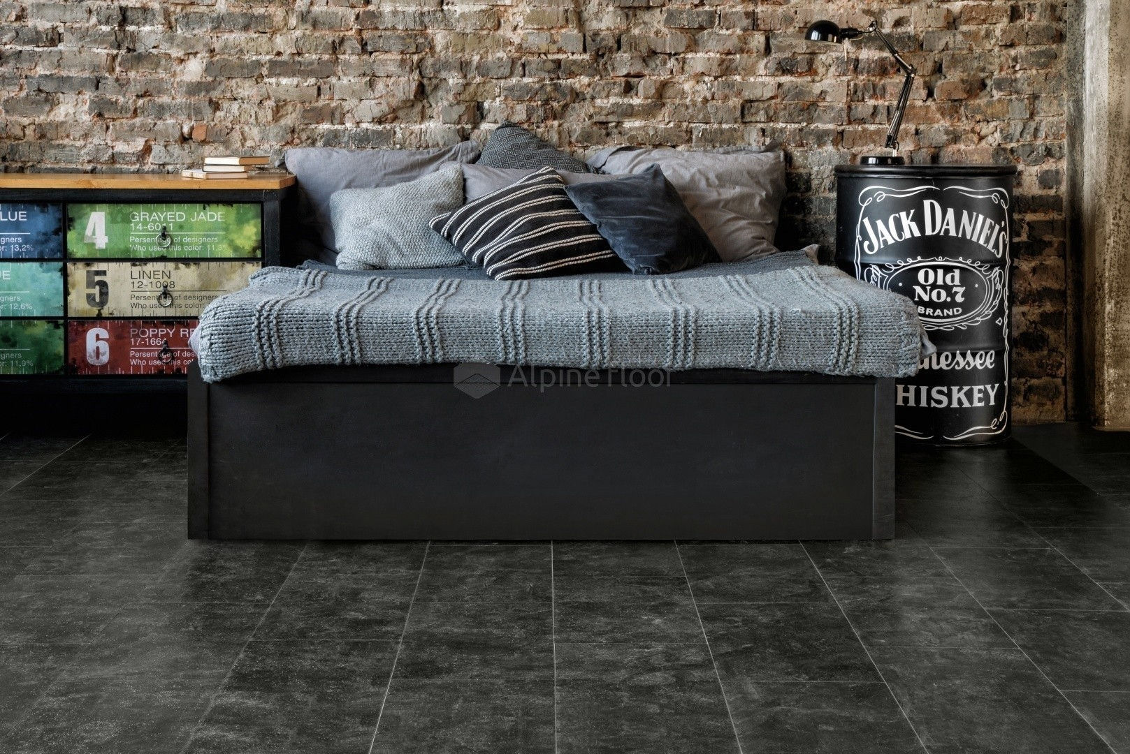 Замковая ПВХ плитка Ларнака  (609,6*304,8*4мм) — купить в Санкт-Петербурге