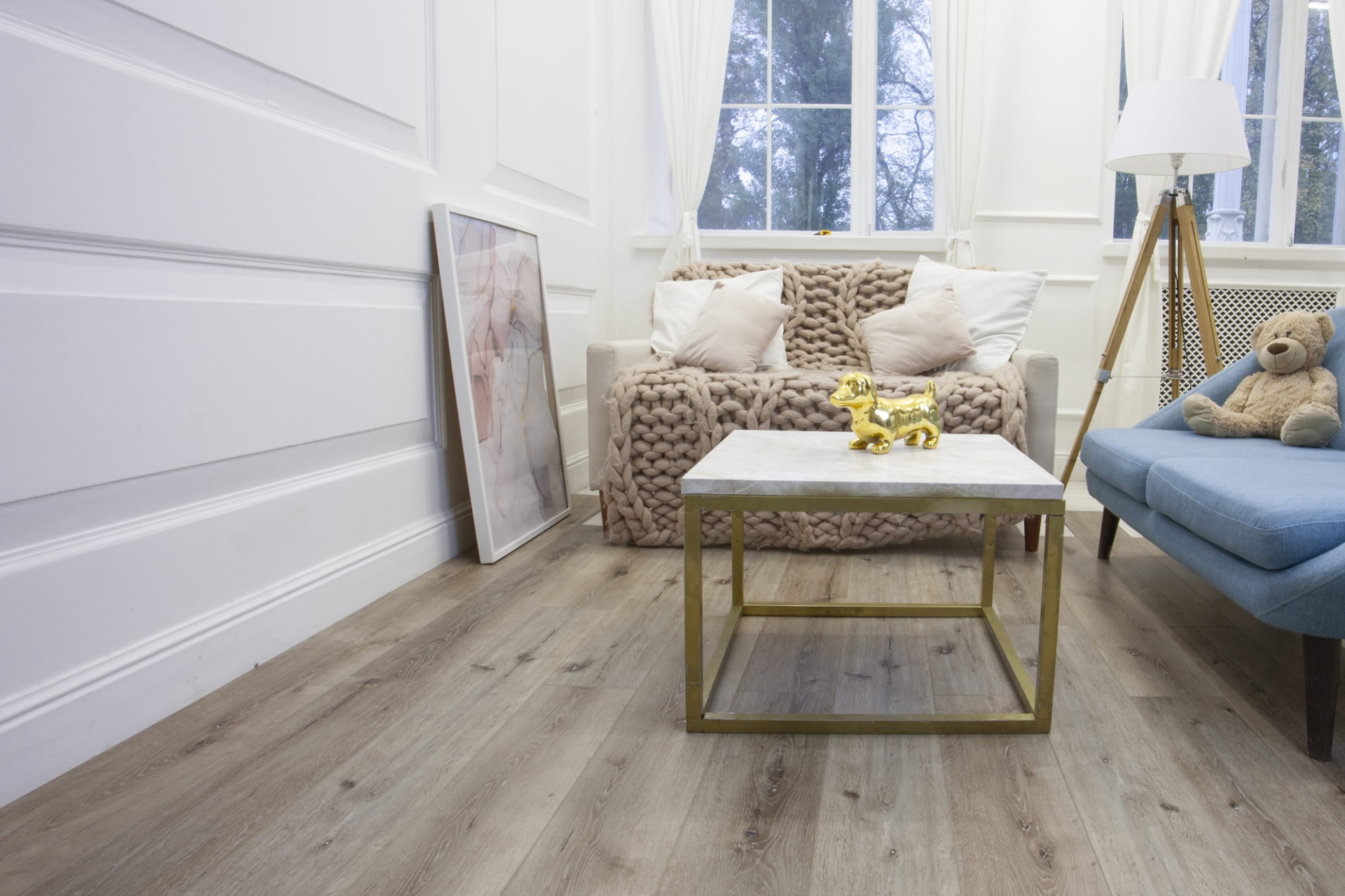 Усовершенствованная кварц-виниловая плитка «Damy Floor» Дуб Лофт (1227*187*2,5 мм) — купить в Санкт-Петербурге