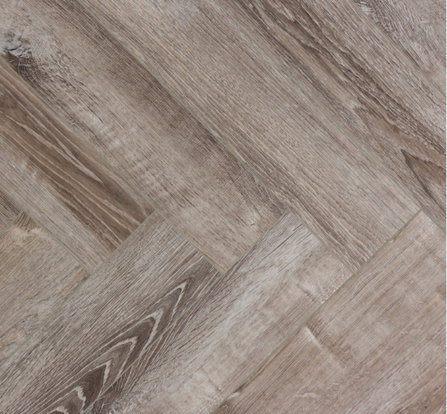 Виниловый ламинат SPC "Cronafloor" Herringbone Дуб Тулон (640*128*4,5 мм) — купить в Санкт-Петербурге