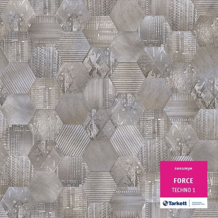 Линолеум полукоммерческий "Tarkett" Force Techno 1 (4м) — купить в Санкт-Петербурге