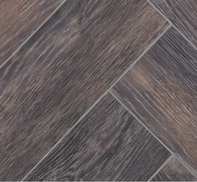 Виниловый ламинат SPC "Cronafloor" Herringbone Дуб Бордо (640*128*4,5 мм) — купить в Санкт-Петербурге