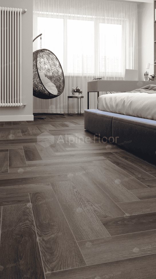 Виниловый ламинат "Alpine Floor" Parquet Light Дуб Фафнир (600*125*4 мм) — купить в Санкт-Петербурге