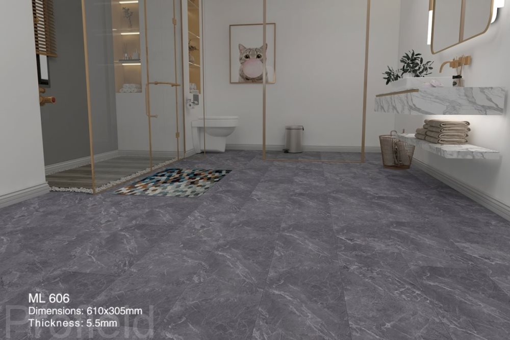 SPC ламинат "Profield" Грей марбл (305*610*5,5 мм) — купить в Санкт-Петербурге