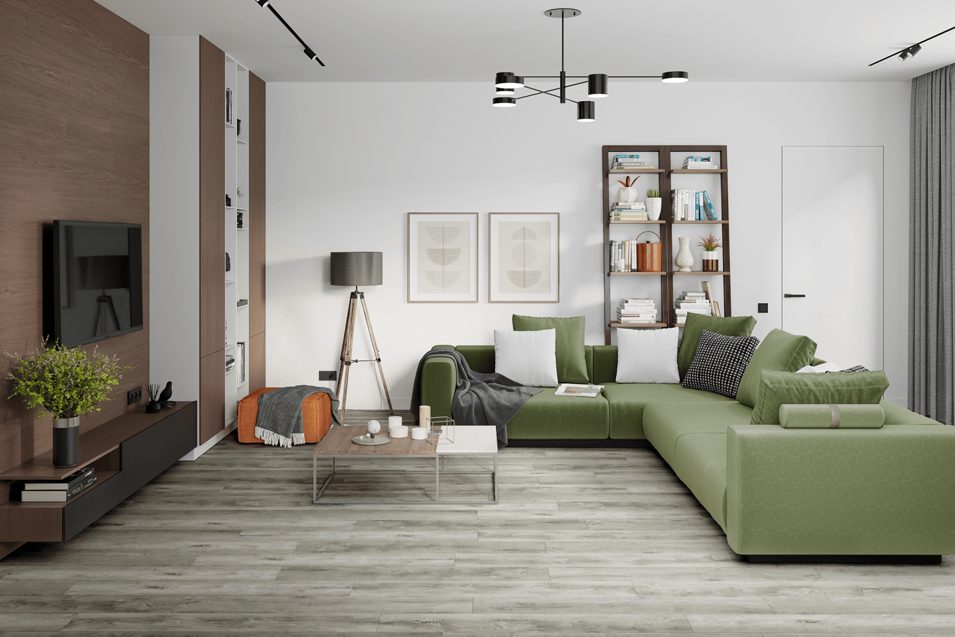 SPC ламинат «Damy Floor» Дуб Рустикальный Серый (1220*180*4 мм) — купить в Санкт-Петербурге