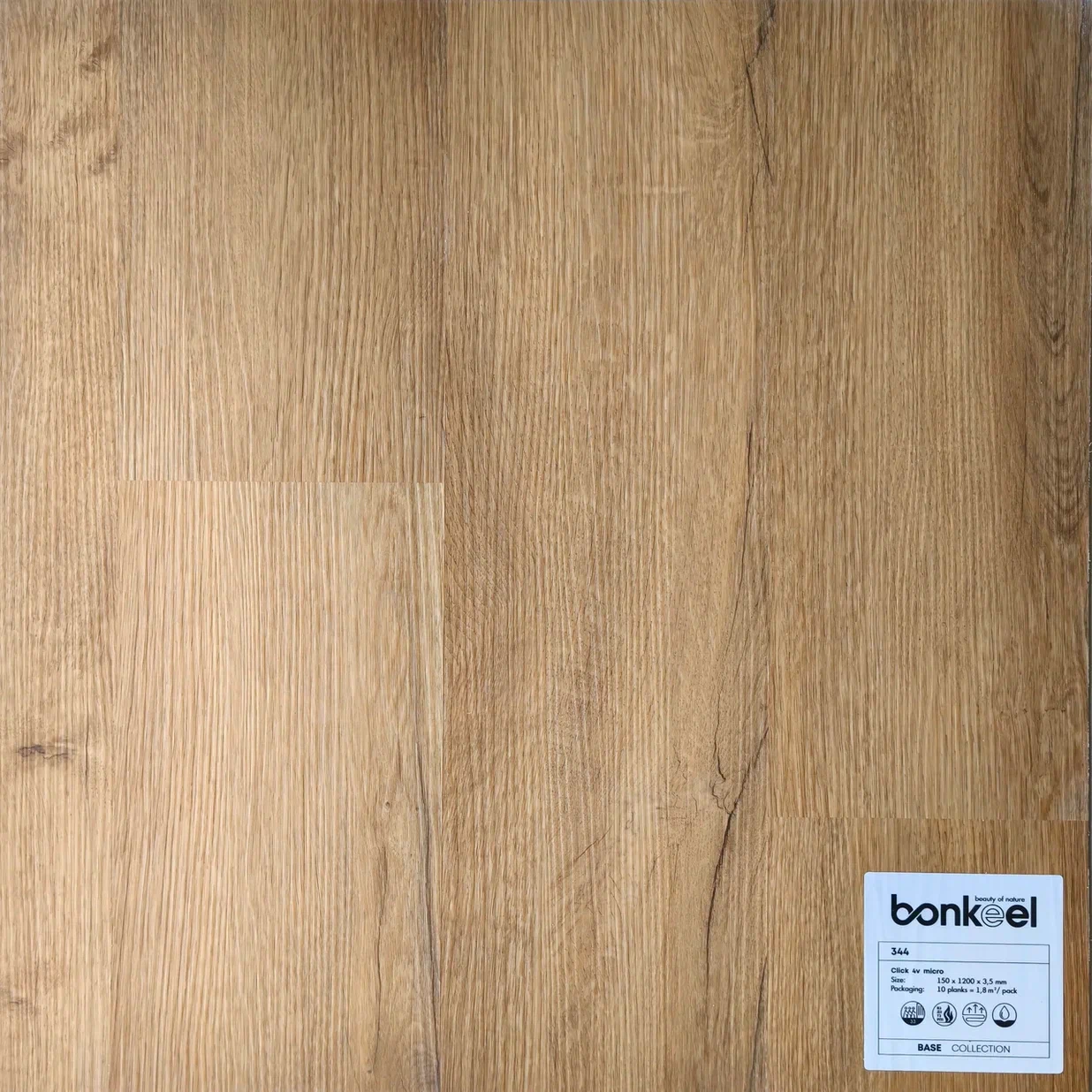 Плитка ПВХ "Bonkeel" Base New 344 (1220*150*3,5 мм) — купить в Санкт-Петербурге
