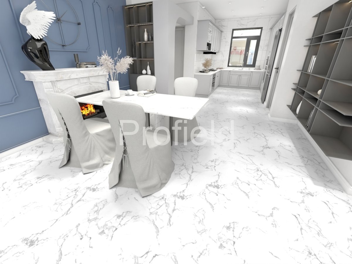 HSPC ламинат "Profield" Камень белый (610*305*5,5 мм) — купить в Санкт-Петербурге