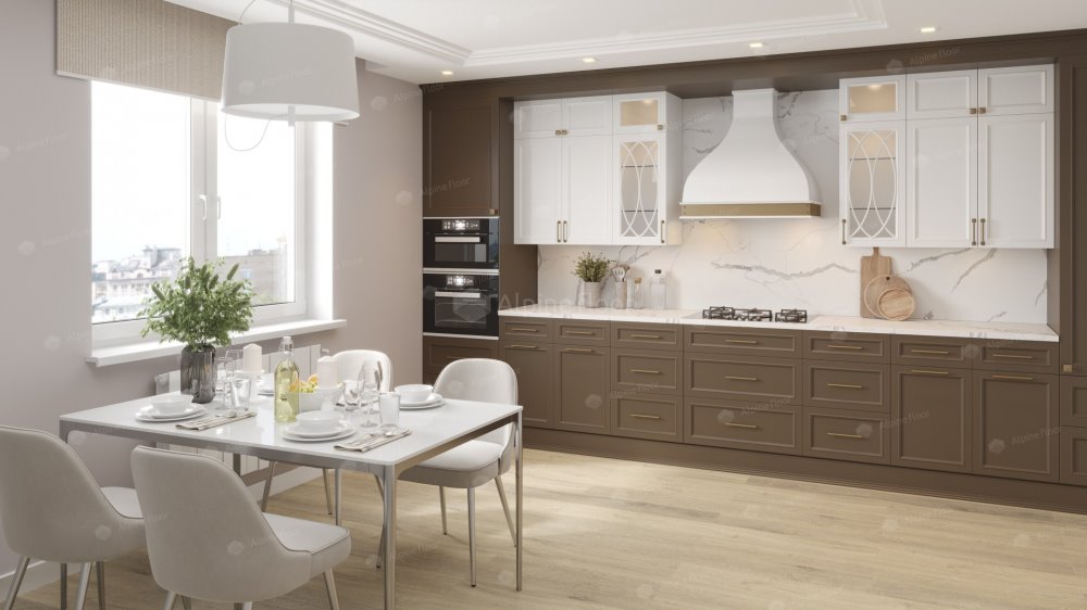 SPC Ламинат "Alpine Floor" Дуб капучино (1524*180*8 мм) — купить в Санкт-Петербурге