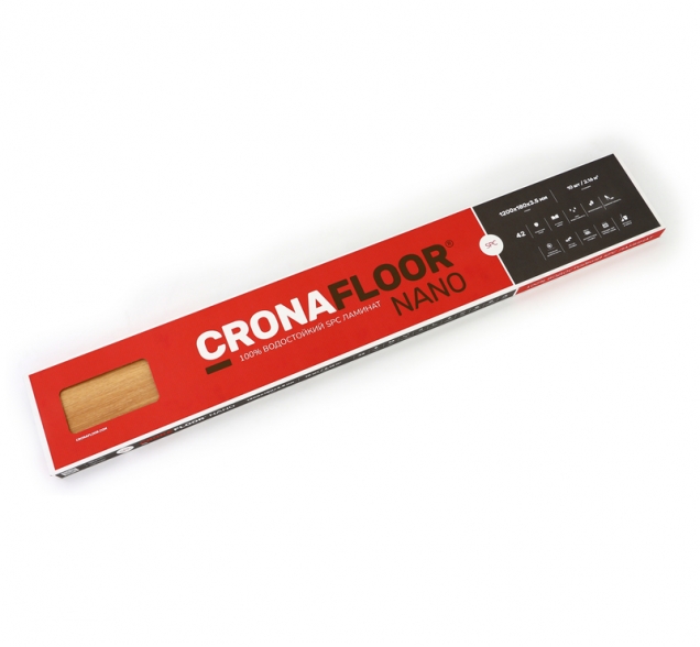 SPC ламинат "CronaFloor" Nano 4V Клен (1200*180*3,5 мм) — купить в Санкт-Петербурге