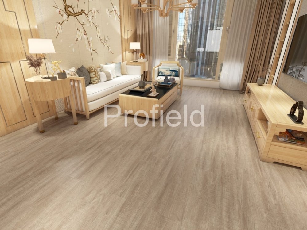 HSPC ламинат "Profield" Тик натуральный (1200*228*5,5 мм) — купить в Санкт-Петербурге