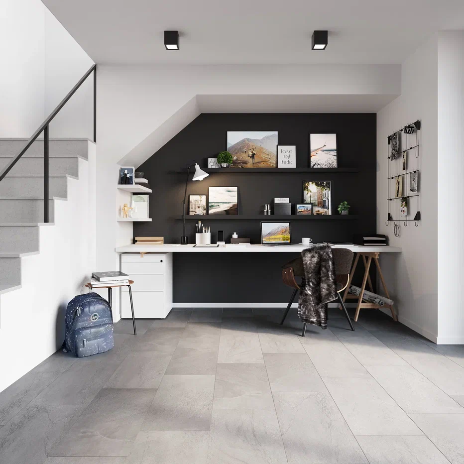 SPC ламинат "Invictus" Groovy Granite Steel (603*298*6мм) — купить в Санкт-Петербурге