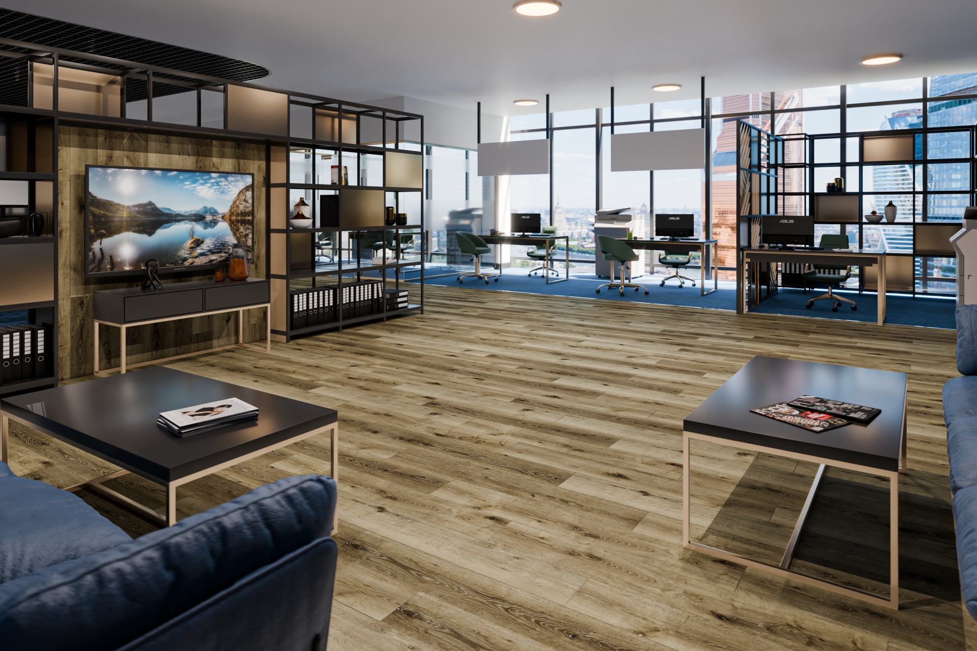 Усовершенствованная кварц-виниловая плитка «Damy Floor» Дуб Провинциальный (1227*187*2,5 мм) — купить в Санкт-Петербурге