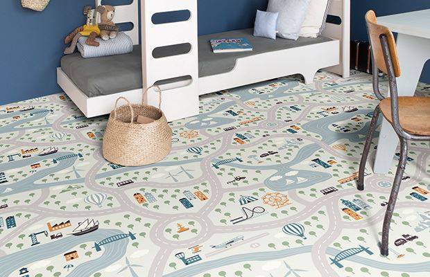 Линолеум бытовой "IVC" Neo Karta 82 (3м) — купить в Санкт-Петербурге