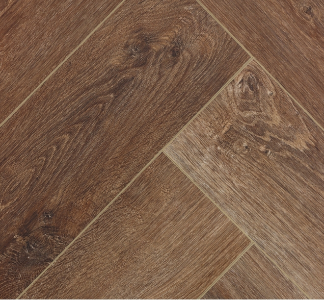 Виниловый ламинат SPC "Cronafloor" Herringbone Дуб Тулуза (640*128*4,5 мм) — купить в Санкт-Петербурге