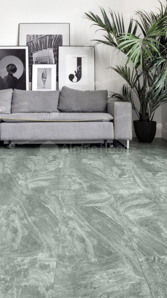 Виниловая плитка "Alpine Floor" Light Stone Хэмпшир (608*303*2,5 мм) — купить в Санкт-Петербурге