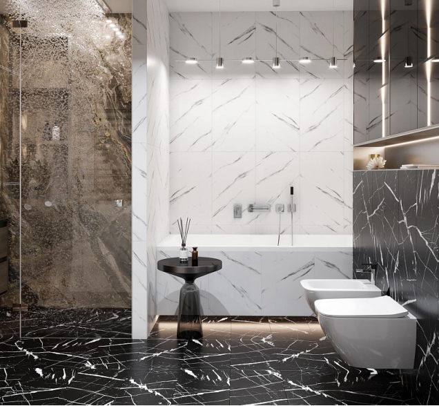 SPC ламинат "CronaFloor" Stone 4V Ноче (600*300*4 мм) — купить в Санкт-Петербурге