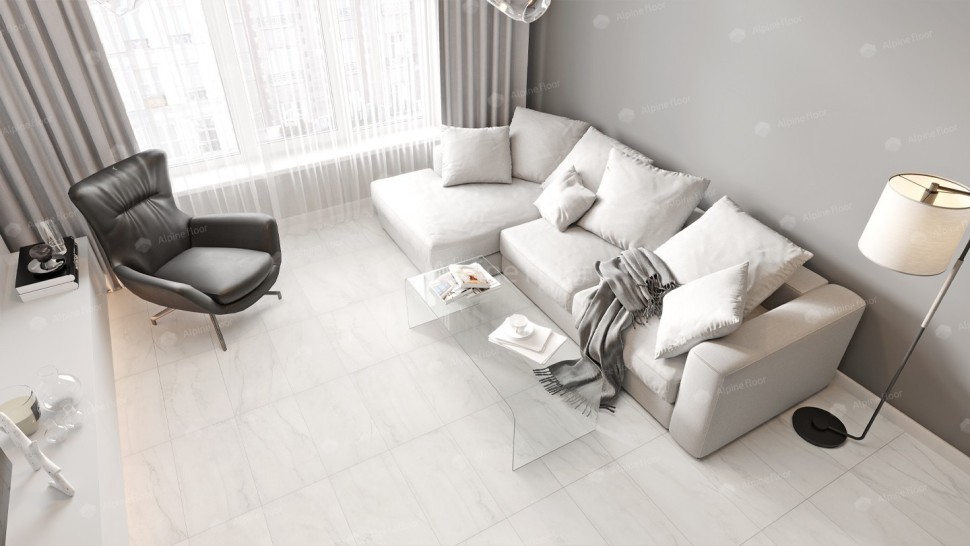 Виниловая плитка "Alpine Floor" Light Stone Брайс (608*303*2,5 мм) — купить в Санкт-Петербурге