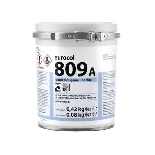 Краска Forbo Eurocol 809-А Eurocolor Game Line Duo 2К PU белая, 1 кг — купить в Санкт-Петербурге