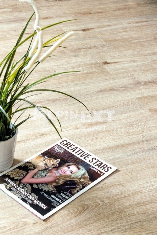 Замковая ПВХ плитка "Alpine Floor" Дуб Ваниль  (1220*183*4мм) — купить в Санкт-Петербурге