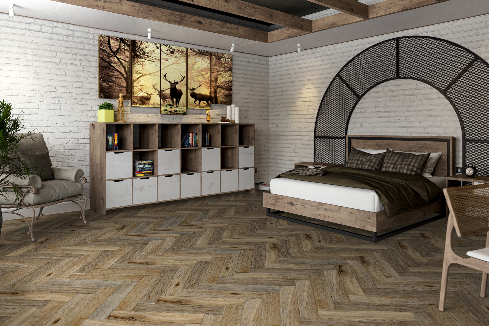 Усовершенствованная кварц-виниловая плитка «Damy Floor» Ковентри (590*118*2,5 мм) — купить в Санкт-Петербурге