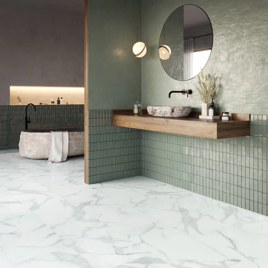 SPC ламинат "Invictus" Pure Marble Snow (907*450*4мм) — купить в Санкт-Петербурге