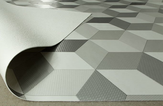 Линолеум бытовой "IVC" Bingo Cubes 83 (3м) — купить в Санкт-Петербурге