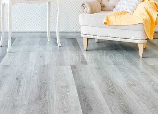 Кварцвиниловая плитка "Alpine Floor" Дуб Пепельный  (1219*184*2мм) — купить в Санкт-Петербурге