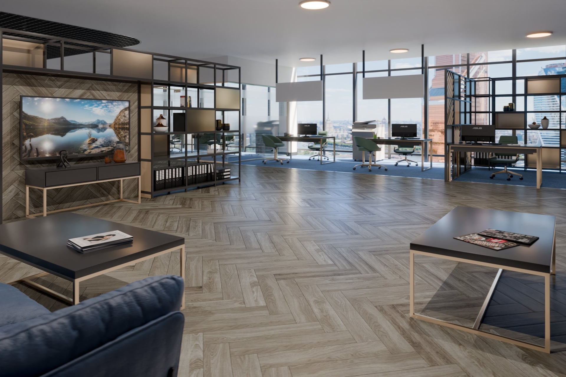 Инженерный паркет «Damy Floor» Скандинавский (укладка елочкой) — купить в Санкт-Петербурге