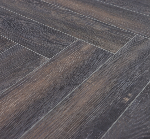 Виниловый ламинат SPC "Cronafloor" Herringbone Дуб Бордо (640*128*4,5 мм) — купить в Санкт-Петербурге
