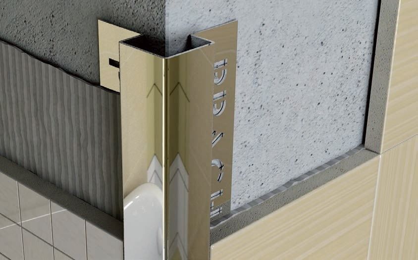 Профиль антивандальный для керамической плитки DK10 EМ 270 матовый