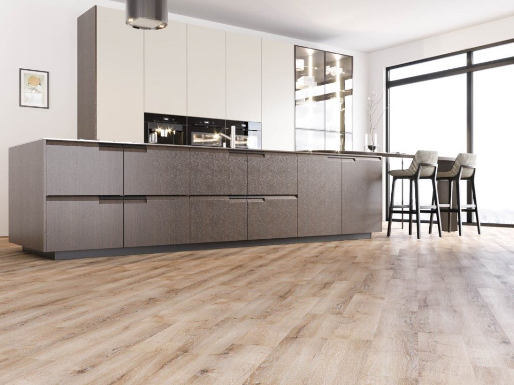 Замковая ПВХ плитка "Art Tile" Дуб Шеридан (920*150*4 мм) — купить в Санкт-Петербурге