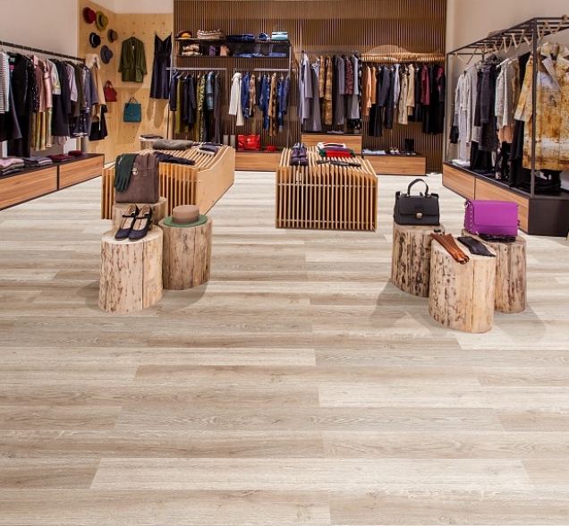 SPC ламинат "CronaFloor" Nano 4V Дуб Светлый (1200*180*3,5 мм) — купить в Санкт-Петербурге