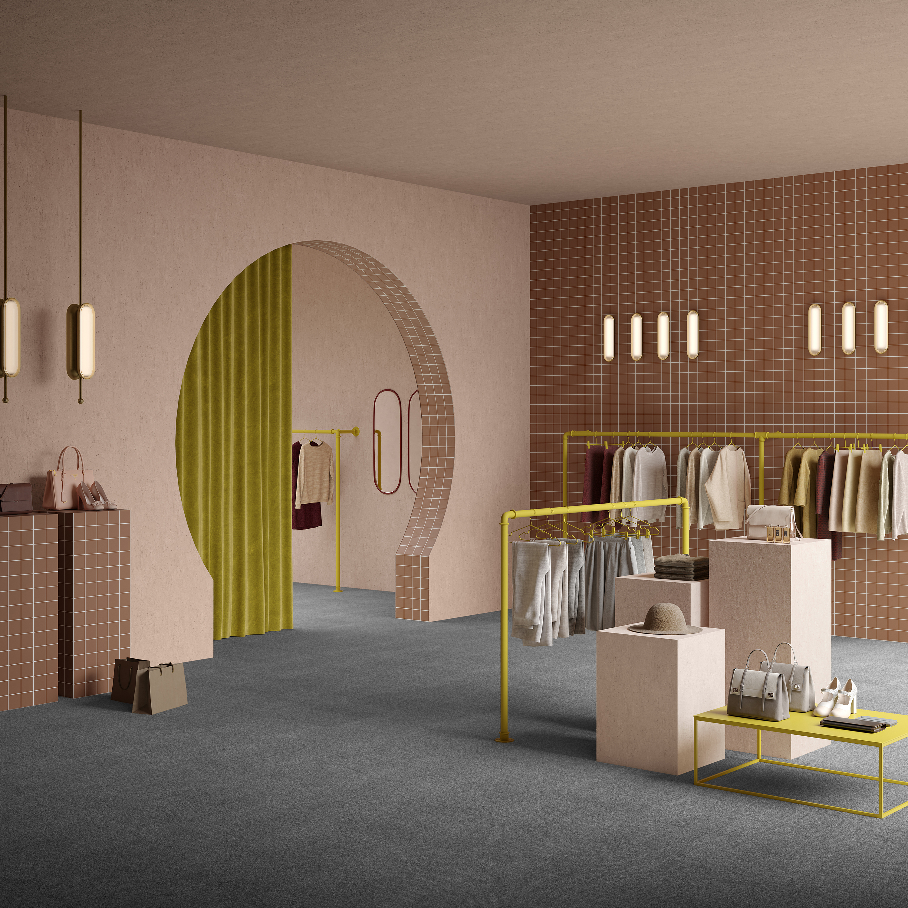 Ковровая плитка Mantra Tile 97 (500*500*6 мм) — купить в Санкт-Петербурге