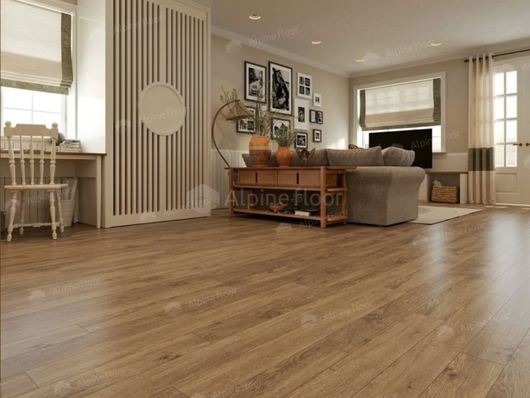 SPC Ламинат "Alpine Floor" Grand Sequoia Village Макадамия (1220*125*4 мм) — купить в Санкт-Петербурге