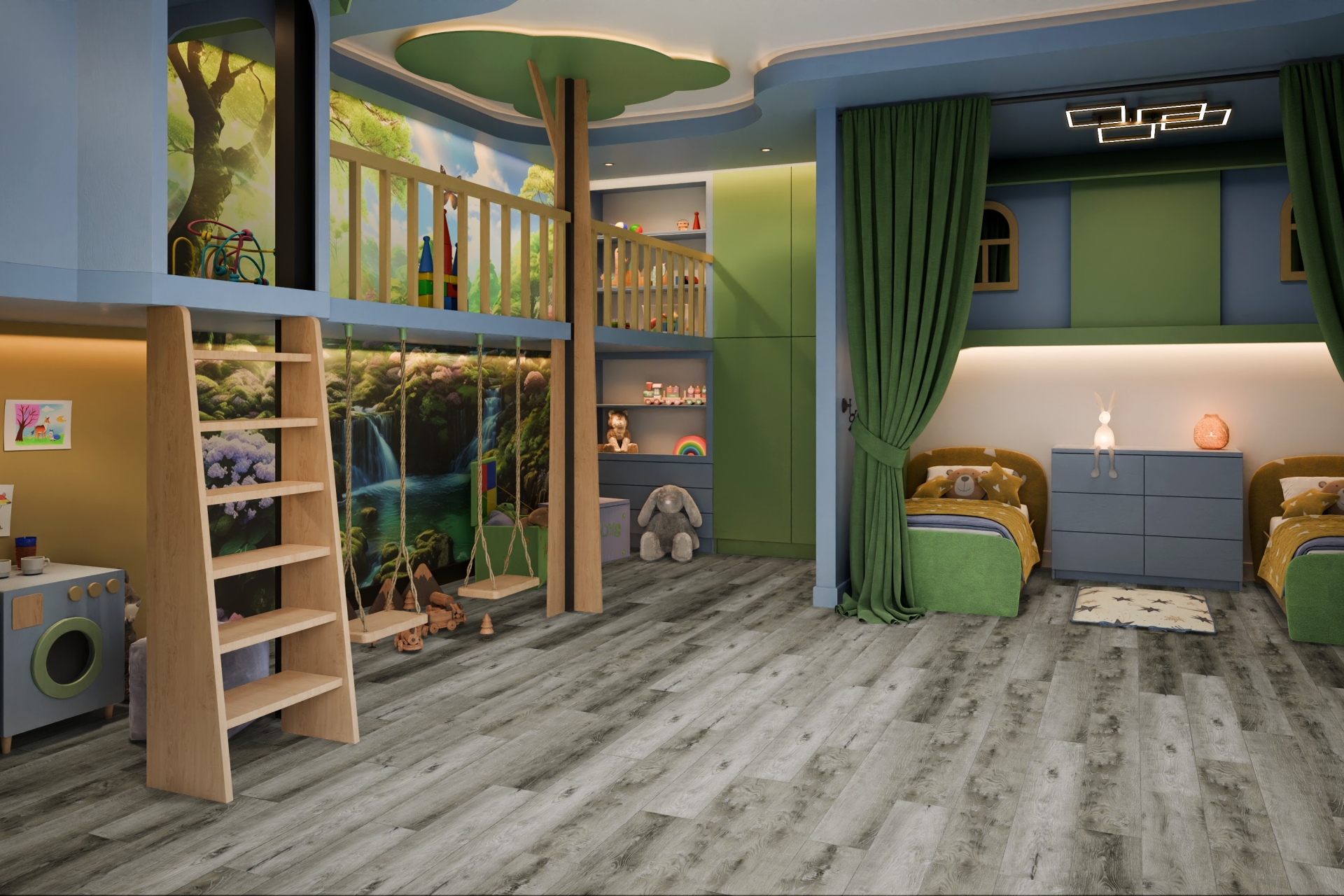 Усовершенствованная кварц-виниловая плитка «Damy Floor» Дуб Рустикальный Серый (1227*187*2,5 мм) — купить в Санкт-Петербурге