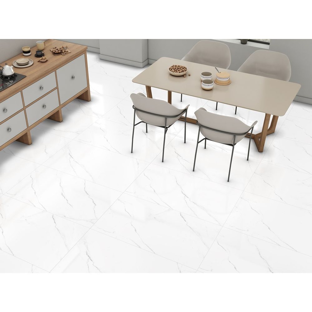 Керамогранит "Ennface" 600*1200 Carrara Bianco Матовый Белый — купить в Санкт-Петербурге