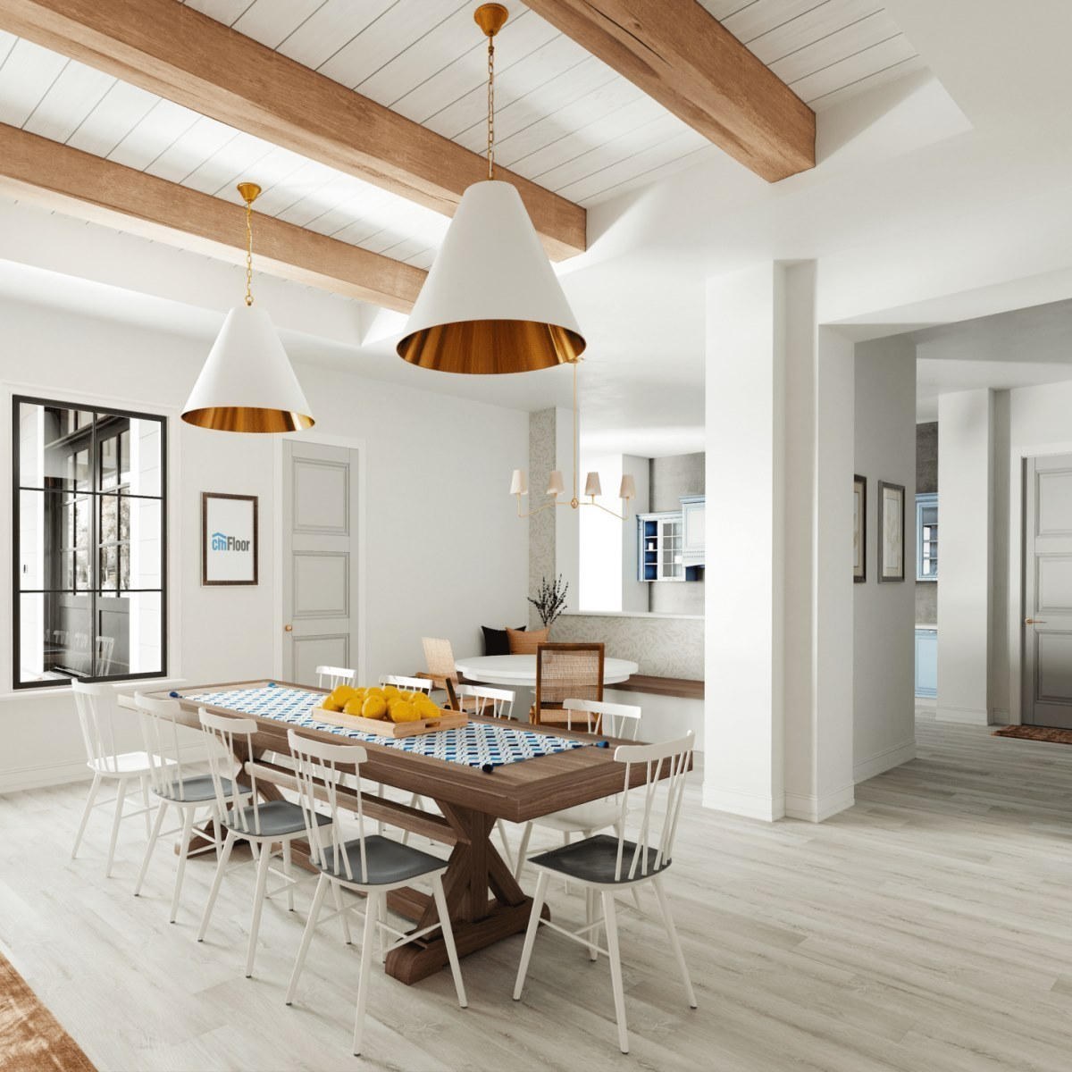 Виниловое напольное покрытие ScandiWood 05 Дуб Ледяной (180*1220*5 мм) — купить в Санкт-Петербурге