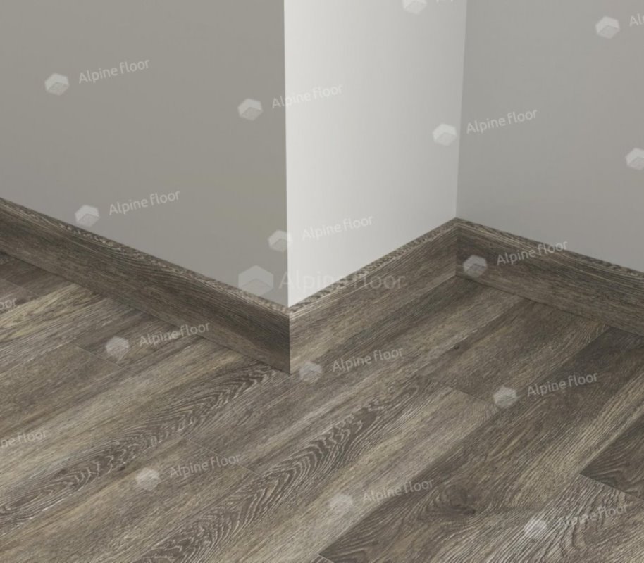 Напольный плинтус Parquet Light Венге Грей SK 13-8 (2200*12,5*80 мм) — купить в Санкт-Петербурге