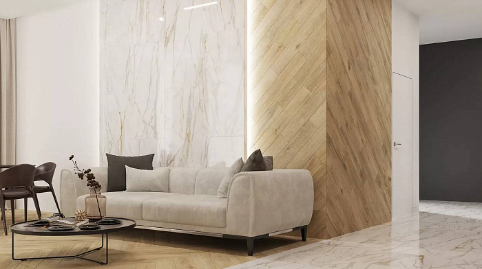 Керамогранит "Estima" Supreme Ferrum (1200*600 мм) Белый — купить в Санкт-Петербурге