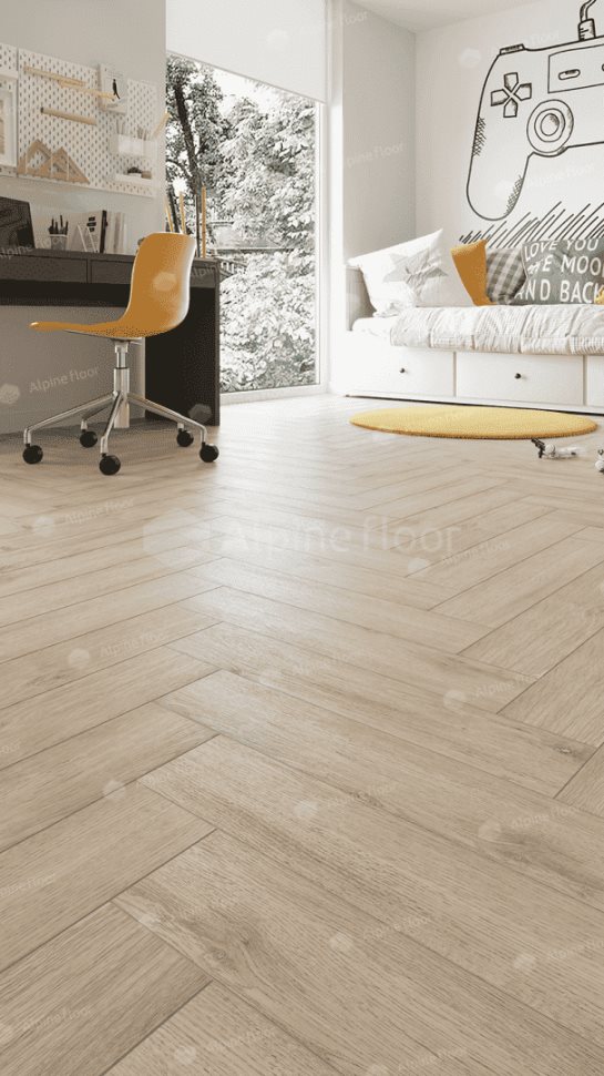 Виниловый ламинат "Alpine Floor" Parquet Light Дуб Медия (600*125*4 мм) — купить в Санкт-Петербурге