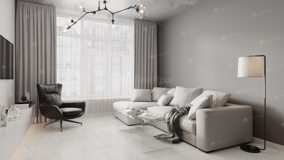 Виниловая плитка "Alpine Floor" Light Stone Брайс (608*303*2,5 мм) — купить в Санкт-Петербурге