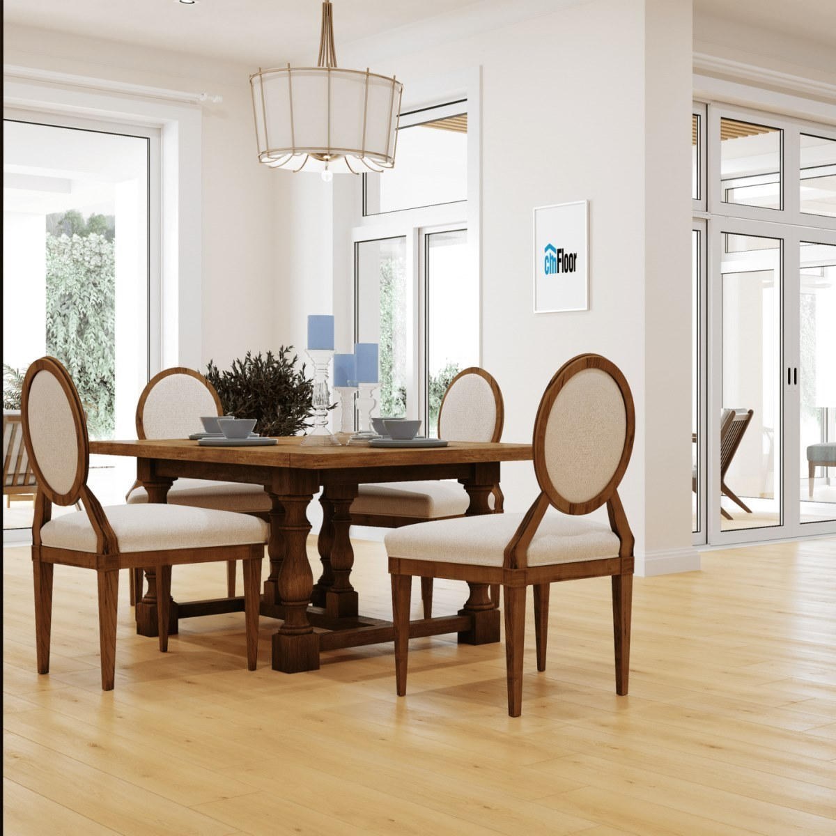 Виниловое напольное покрытие ScandiWood 09 Дуб Орегон (180*1220*5 мм) — купить в Санкт-Петербурге