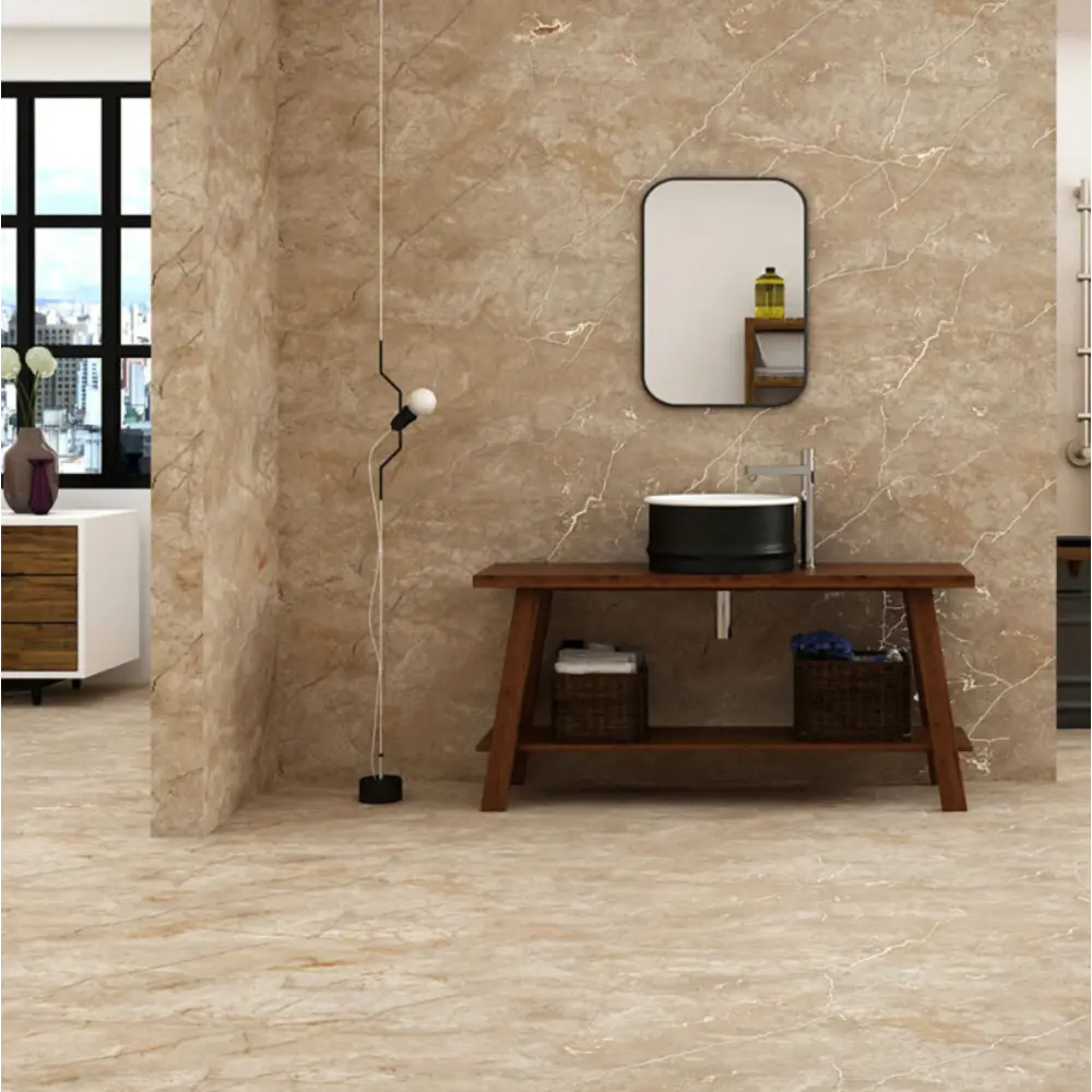 Керамогранит "Sonex" Mostaco natural карвинг 60x120см цвет светло-коричневый с прожилками — купить в Санкт-Петербурге