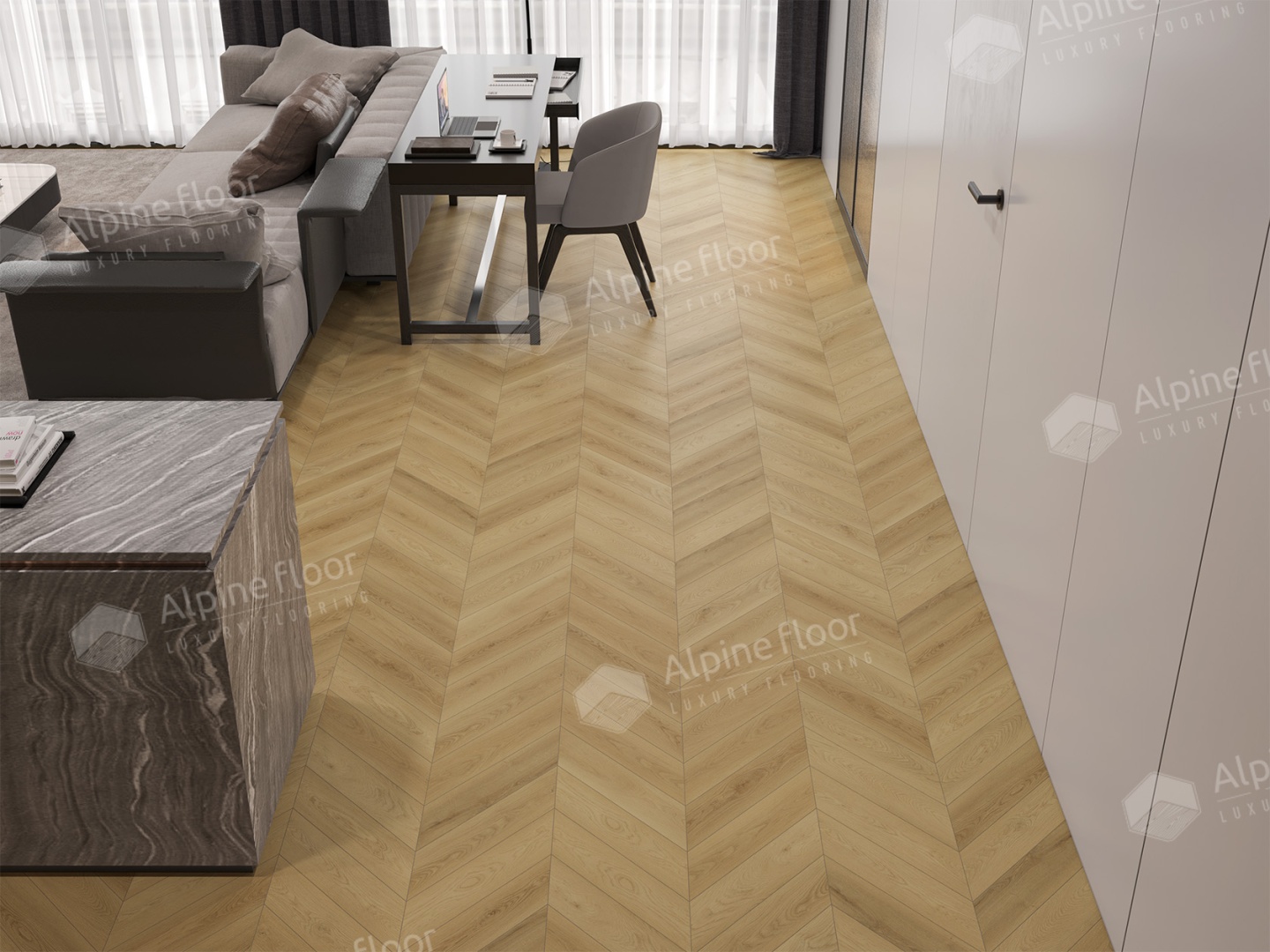 Ламинат "Alpine Floor" Дуб Пиренеи (550*112*12 мм) — купить в Санкт-Петербурге