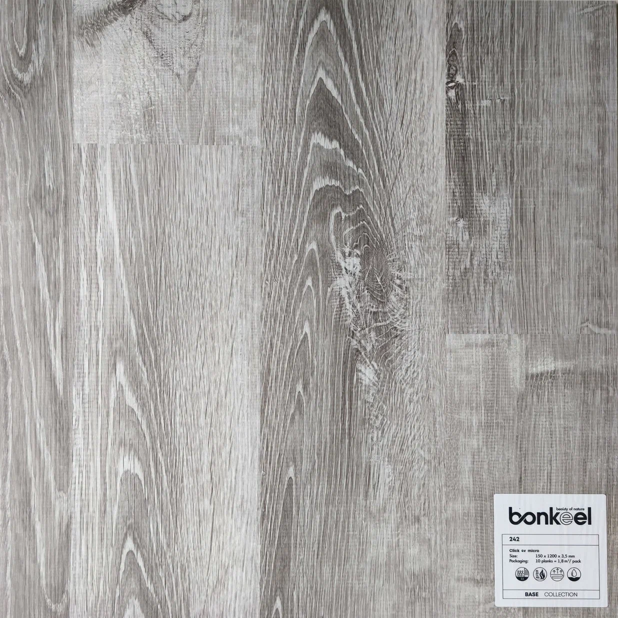 Плитка ПВХ "Bonkeel" Base New 242 (1220*150*3,5 мм) — купить в Санкт-Петербурге