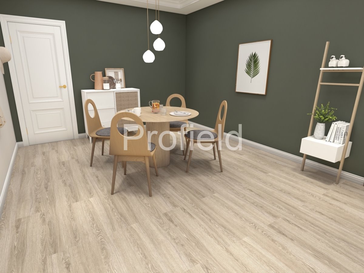 HSPC ламинат "Profield" Дуб Светлый (1200*228*5,5 мм) — купить в Санкт-Петербурге