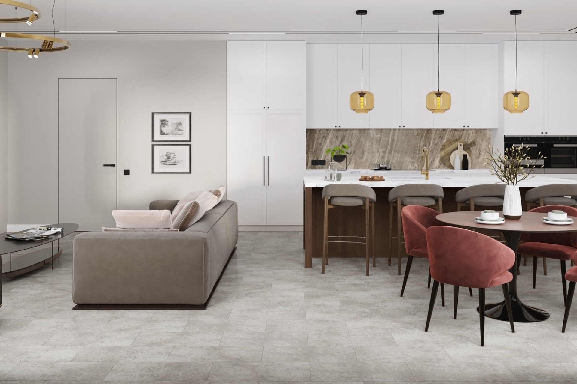 SPC плитка «Damy Floor» Фудзияма (610*305*5 мм) — купить в Санкт-Петербурге