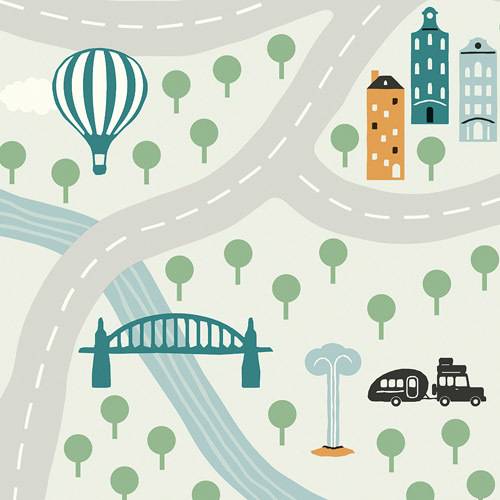 Линолеум бытовой "IVC" Neo Karta 82 (3м) — купить в Санкт-Петербурге