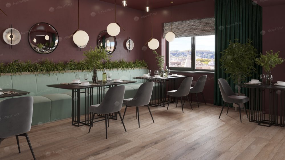 SPC Ламинат "Alpine Floor" Дуб персиковый (1220*183*8 мм) — купить в Санкт-Петербурге