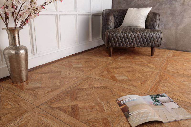 Замковая ПВХ плитка "Aquafloor" AF7004VS (600*600*7 мм) — купить в Санкт-Петербурге